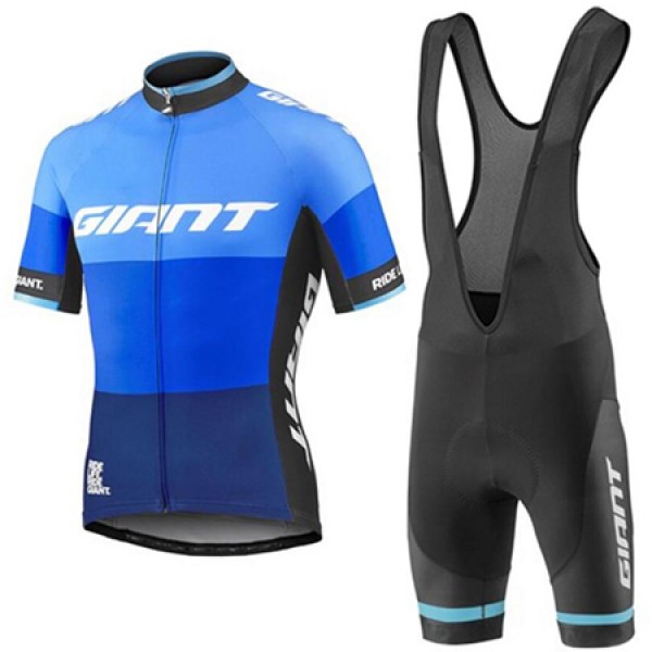 2017 Giant Fahrradbekleidung Satz Radtrikot Kurzarm+Kurz Trägerhose Blau Radtrikot De 2017 Giant Fahrradbekleidung Satz Radtrikot Kurzarm+Kurz Trägerhose Blau Radtrikot De