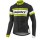2017 Giant Gelb Schwarz Radtrikot Langarm Radtrikot De