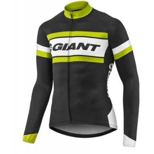 2017 Giant Gelb Schwarz Radtrikot Langarm Radtrikot De 2017 Giant Gelb Schwarz Radtrikot Langarm Radtrikot De