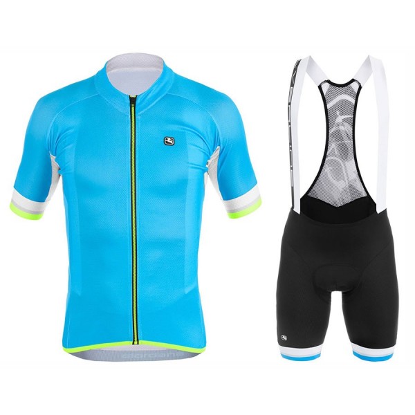 2017 Giordana Silber Line Blau Fahrradbekleidung Satz Radtrikot Kurzarm+Kurz Trägerhose Radtrikot De