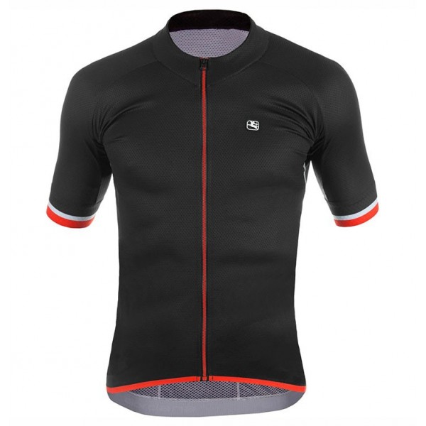 2017 Giordana Silber Line Schwarz-Rot Radtrikot Kurzarm Radtrikot De
