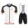 2017 Giordana Silber Line Weiß-Noir-orange Fahrradbekleidung Satz Radtrikot Kurzarm+Kurz Trägerhose Radtrikot De