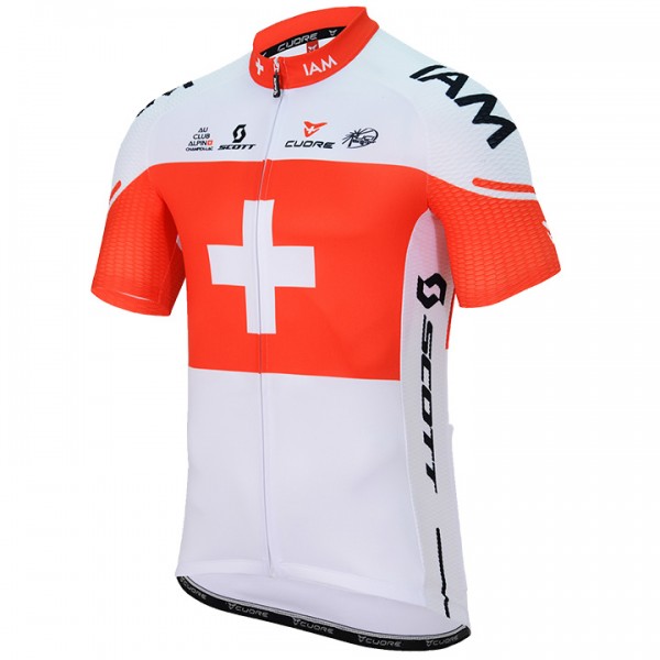 IAM 2017 Swiss Champion Radtrikot Kurzarm Radtrikot De IAM 2017 Swiss Champion Radtrikot Kurzarm Radtrikot De