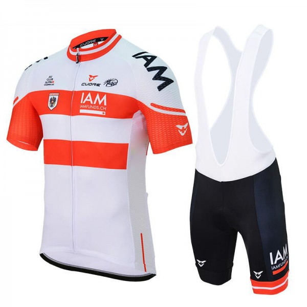 IAM 2017 Austrian Champion Fahrradbekleidung Satz Radtrikot Kurzarm+Kurz Trägerhose Radtrikot De IAM 2017 Austrian Champion Fahrradbekleidung Satz Radtrikot Kurzarm+Kurz Trägerhose Radtrikot De