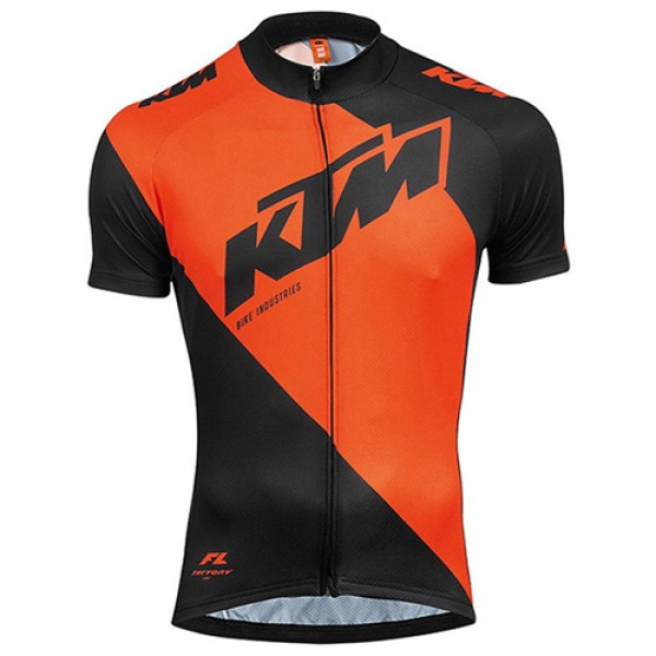 2017 KTM Radtrikot Kurzarm orange Schwarz Radtrikot De