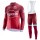 2017 KATUSHA Alpecin Fahrradbekleidung Satz Radtrikot Langarm+Lang Trägerhose Radtrikot De