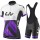 2017 Liv Damen Weiß-lila Fahrradbekleidung Satz Radtrikot Kurzarm+Kurz Trägerhose Radtrikot De