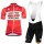 2017 LOTTO SOUDAL Fahrradbekleidung Satz Radtrikot Kurzarm+Kurz Trägerhose Radtrikot De
