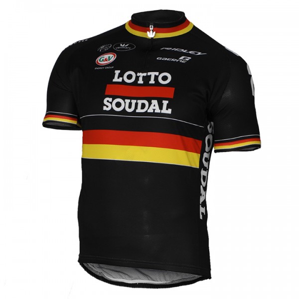 2017 LOTTO SOUDAL Germany Schwarz Radtrikot Kurzarm Radtrikot De