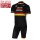 2017 LOTTO SOUDAL Germany Schwarz Fahrradbekleidung Satz Radtrikot Kurzarm+Kurz Radhose Radtrikot De