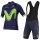 2017 Movistar Fahrradbekleidung Satz Radtrikot Kurzarm+Kurz Trägerhose Radtrikot De