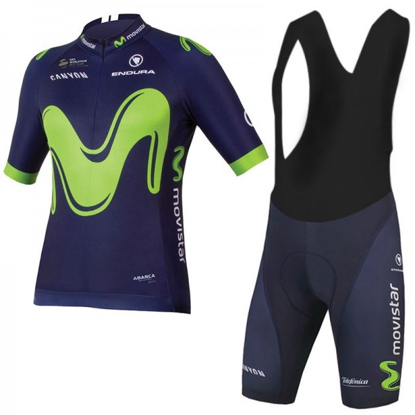 2017 Movistar Fahrradbekleidung Satz Radtrikot Kurzarm+Kurz Trägerhose Radtrikot De 2017 Movistar Fahrradbekleidung Satz Radtrikot Kurzarm+Kurz Trägerhose Radtrikot De