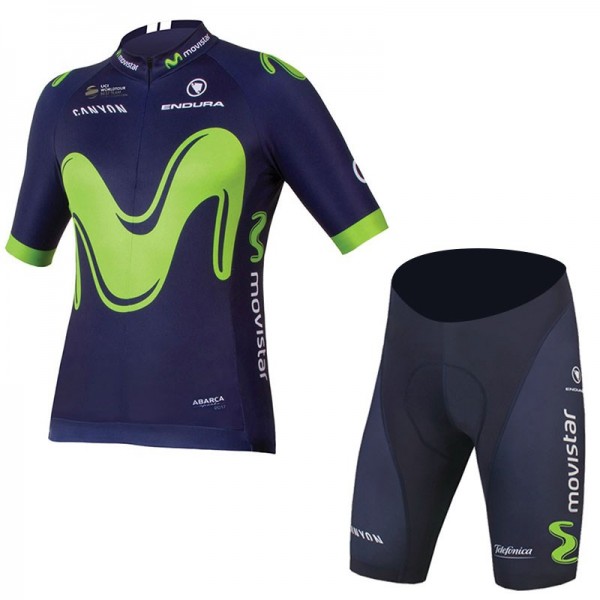 2017 Movistar Fahrradbekleidung Satz Radtrikot Kurzarm+Kurz Radtrikot De 2017 Movistar Fahrradbekleidung Satz Radtrikot Kurzarm+Kurz Radtrikot De