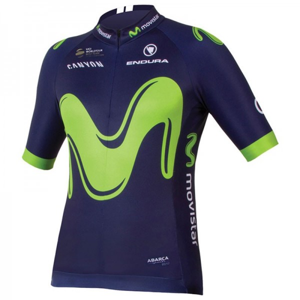 2017 Movistar Radtrikot Radtrikot De 2017 Movistar Radtrikot Radtrikot De
