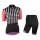 2017 Nalini PRO Optical Damen Schwarz Fahrradbekleidung Satz Radtrikot Kurzarm+Kurz Trägerhose Radtrikot De