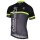 2017 Nalini PRO Brivio Schwarz-Gris Radtrikot Kurzarm Radtrikot De