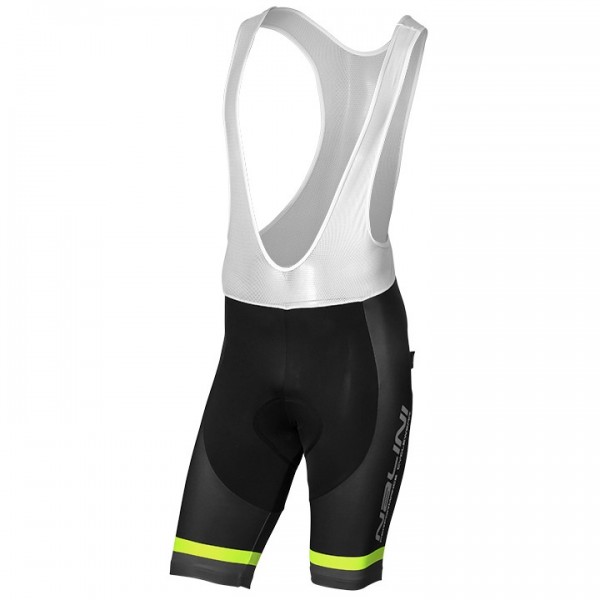 2017 Nalini PRO Brivio Schwarz-Gris Kurz Radhose Radtrikot De