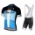 2017 Nalini PRO Artico Schwarz-Blau Fahrradbekleidung Satz Radtrikot Kurzarm+Kurz Trägerhose Radtrikot De