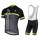 2017 Nalini PRO Brivio Schwarz-Gris Fahrradbekleidung Satz Radtrikot Kurzarm+Kurz Trägerhose Radtrikot De