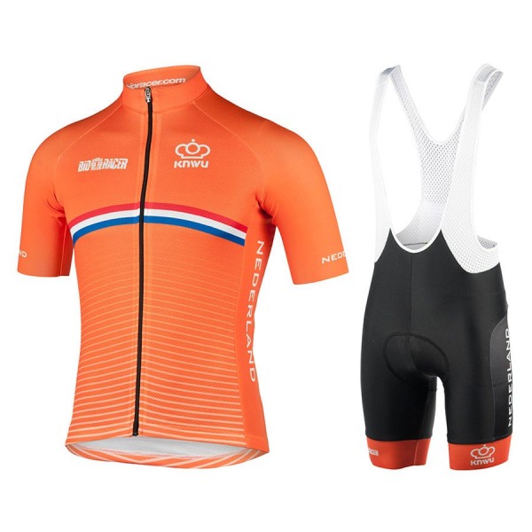 2017 neerlandais National Team Fahrradbekleidung Satz Radtrikot Kurzarm+Kurz Trägerhose Radtrikot De 2017 neerlandais National Team Fahrradbekleidung Satz Radtrikot Kurzarm+Kurz Trägerhose Radtrikot De