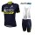 Damen Orica Scott Pro 2017 Fahrradbekleidung Satz Radtrikot Kurzarm+Kurz Trägerhose Schwarz Radtrikot De