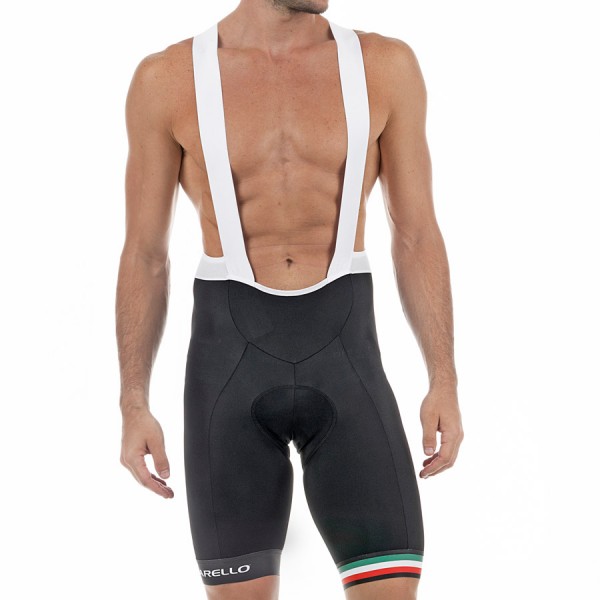 2017 Pinarello Strada Kurz Trägerhose-Schwarz Italie Radtrikot De