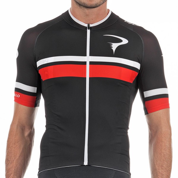 2017 Pinarello Corsa Radtrikot Kurzarm-Schwarz Rot Radtrikot De