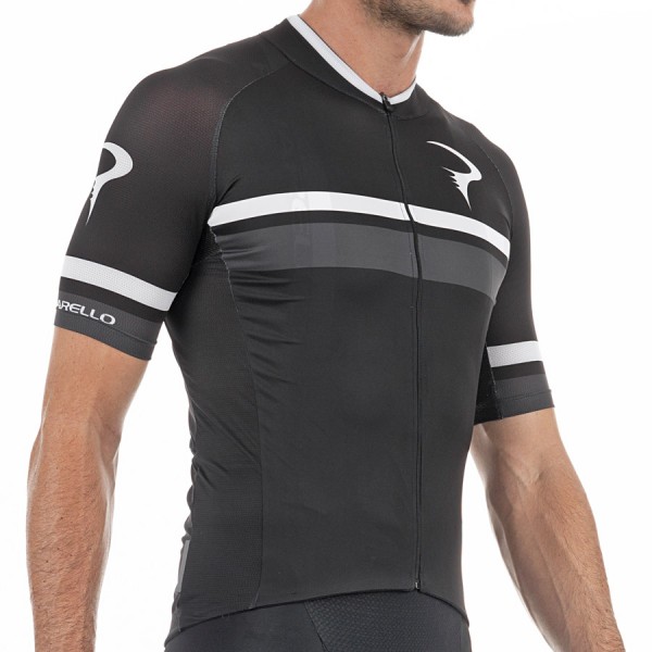 2017 Pinarello Corsa Radtrikot Kurzarm-Schwarz Grau Radtrikot De