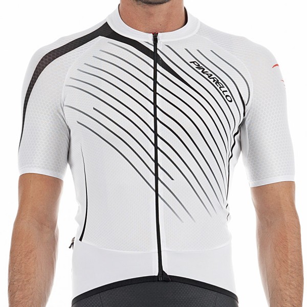 2017 Pinarello Tour Radtrikot Kurzarm-Weiß Schwarz Radtrikot De