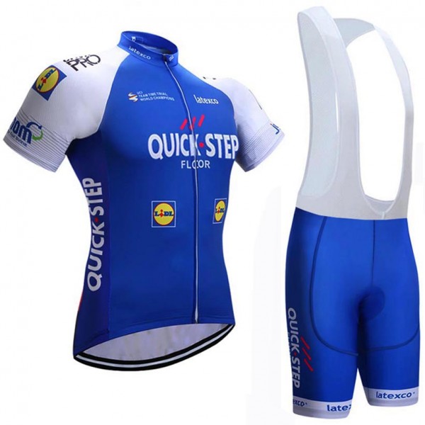 2017 Quick Step Floors Fahrradbekleidung Satz Radtrikot Kurzarm+Kurz Trägerhose Radtrikot De 2017 Quick Step Floors Fahrradbekleidung Satz Radtrikot Kurzarm+Kurz Trägerhose Radtrikot De