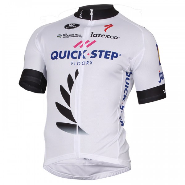Quick Step Floors 2017 Weiß Radtrikot Kurzarm Radtrikot De Quick Step Floors 2017 Weiß Radtrikot Kurzarm Radtrikot De