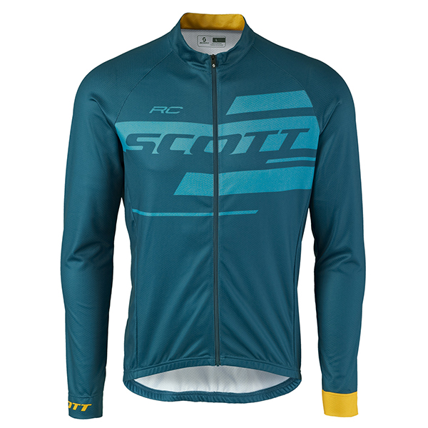 2017 Scott Rc Blau Radtrikot Langarm Radtrikot De