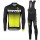 2017 Scott Rc Schwarz Weiß Gelb Fahrradbekleidung Satz Radtrikot Langarm+Lang Trägerhose Radtrikot De