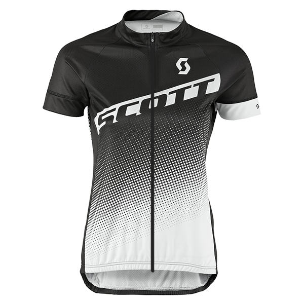 2017 Scott Damen Schwarz Weiß Radtrikot Kurzarm Radtrikot De