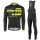 2017 Scott Rc Schwarz-Gelb Fahrradbekleidung Satz Radtrikot Langarm+Lang Trägerhose Radtrikot De