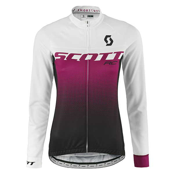 2017 Scott Rc Damen Weiß lila Radtrikot Langarm Radtrikot De