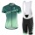 2017 Scott Damen Grün Fahrradbekleidung Satz Radtrikot Kurzarm+Kurz Trägerhose Radtrikot De