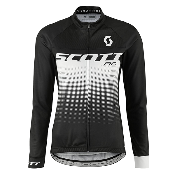 2017 Scott Rc Damen Schwarz Weiß Radtrikot Langarm Radtrikot De