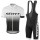 2017 Scott Rc Weiß Schwarz Fahrradbekleidung Satz Radtrikot Kurzarm+Kurz Trägerhose Radtrikot De