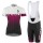 2017 Scott Damen Weiß violett Fahrradbekleidung Satz Radtrikot Kurzarm+Kurz Trägerhose Radtrikot De