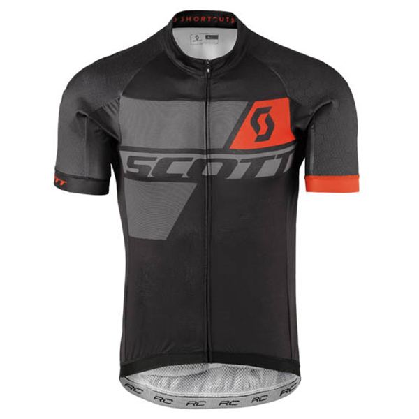 2017 Scott Schwarz Rot Radtrikot Kurzarm Radtrikot De