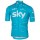 2017 Sky Pro Radtrikot Kurzarm Blau Radtrikot De