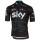 2017 Sky Pro Radtrikot Kurzarm Schwarz Radtrikot De