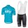 2017 Sky Pro Fahrradbekleidung Satz Radtrikot Kurzarm+Kurz Trägerhose Blau Radtrikot De