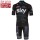 2017 Sky Pro Fahrradbekleidung Satz Radtrikot Kurzarm+Kurz Radhose Schwarz Radtrikot De
