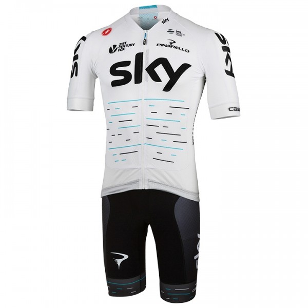 Sky Team Tour De France Set 2017 Fahrradbekleidung Satz Radtrikot Kurzarm+Kurz Radhose Radtrikot De Sky Team Tour De France Set 2017 Fahrradbekleidung Satz Radtrikot Kurzarm+Kurz Radhose Radtrikot De