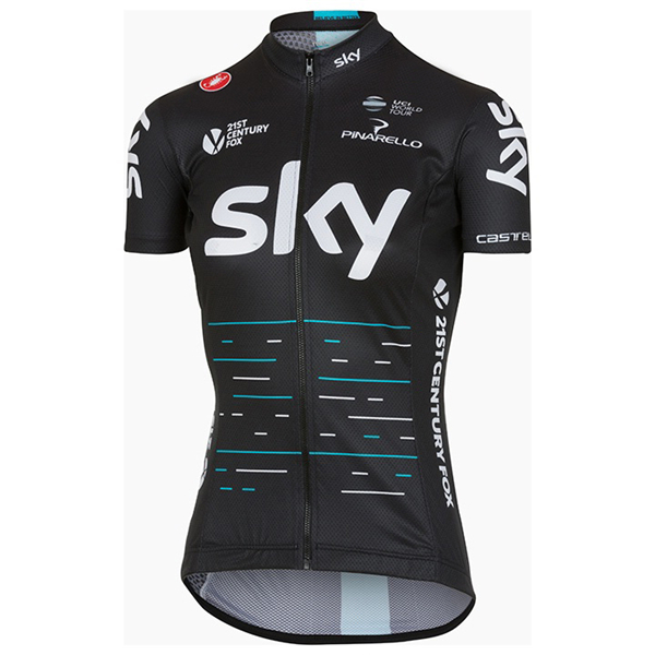 Sky Pro Damen 2017 Schwarz Radtrikot Kurzarm Radtrikot De