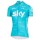 Sky Pro Damen 2017 Blau Radtrikot Kurzarm Radtrikot De