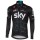 Sky Pro 2017 Radtrikot Langarm Schwarz Radtrikot De