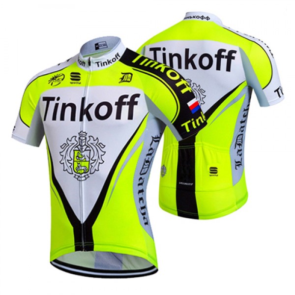 2017 Tinkoff Gelb Radtrikot Kurzarm Radtrikot De